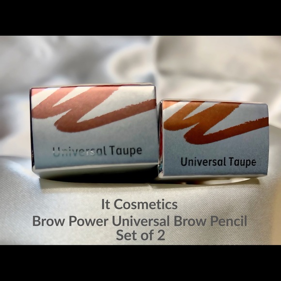 It Cosmetics Universal Brow Pencil Taupe Set of 2 - Picture 2 of 4